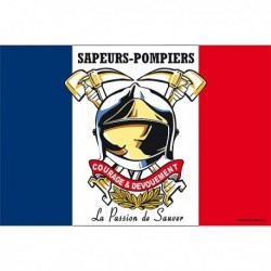 DRAPEAU SAPEURS-POMPIERS