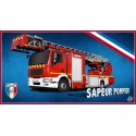 DRAP DE BAIN CAMION POMPIER