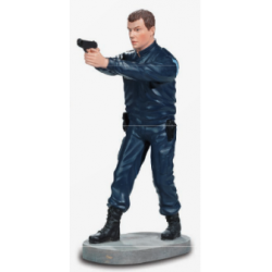 STATUETTE POLICIER DEBOUT TIRANT