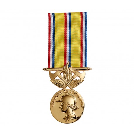 MEDAILLE SAPEURS-POMPIERS 40 ANS OR