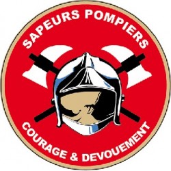 AUTOCOLLANT SAPEURS POMPIERS