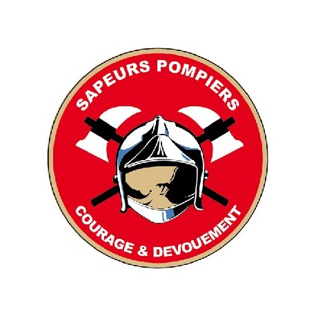 FIER DE MON GAMIN Autocollant-sapeurs-pompiers