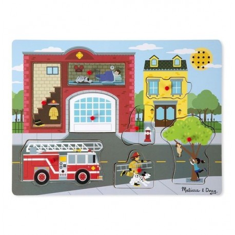 PUZZLE CASERNE DES POMPIERS SONORE