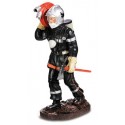 STATUETTE POMPIER PORTANT RALLONGE
