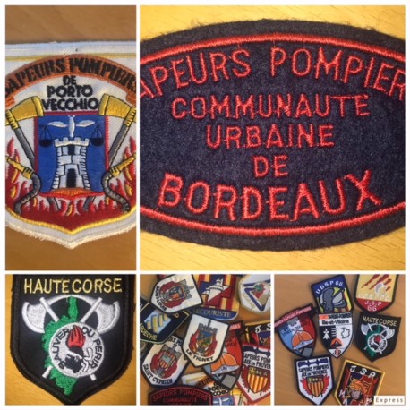 Patchs / Autocollants: Patch velcro : Ecusson France brodé réglementaire 