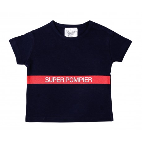 T-shirt bébé super pompier