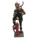 STATUETTE FEMME SAPEUR POMPIER SUR BOUCHE D'INCENDIE