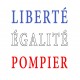 T-Shirt SP LIBERTE EGALITE POMPIER