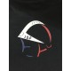 T-SHIRT LOGO JSP ET CASQUE F1 BLEU BLANC ROUGE PERSONNALISABLE