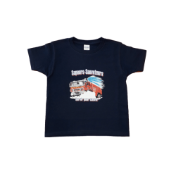 T-SHIRT SAPEURS-SAUVETEURS ENFANT BLEU MARINE