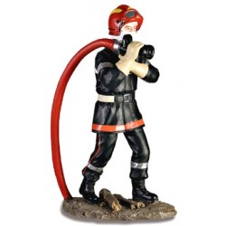 STATUETTE POMPIER FEU DE FORET