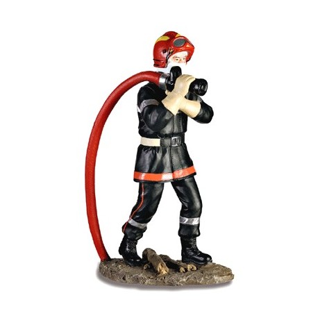 STATUETTE POMPIER FEU DE FORET
