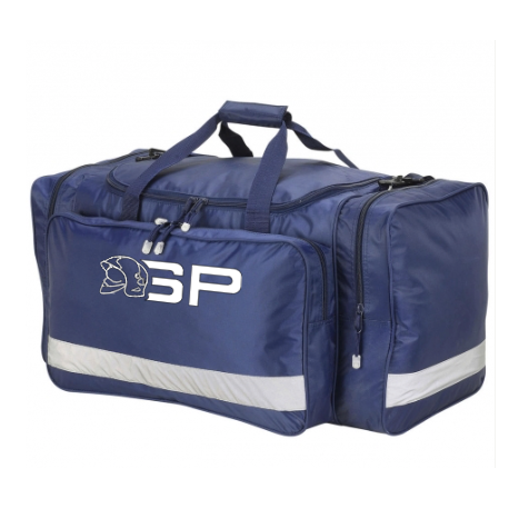 SAC SPORT OU PAQUETAGE SAPEURS POMPIERS AVEC BANDES REFLECHISSANTES 75L