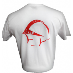 T-SHIRT BLANC JSP LOGO ROUGE