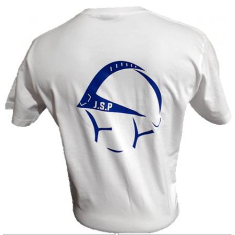 T-SHIRT BLANC JSP LOGO BLEU