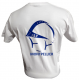 T-SHIRT BLANC JSP LOGO BLEU