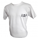 T-SHIRT BLANC JSP LOGO BLEU