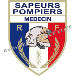 AUTOCOLLANT SAPEURS-POMPIERS MEDECIN