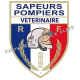 AUTOCOLLANT SAPEURS-POMPIERS VETERINAIRE