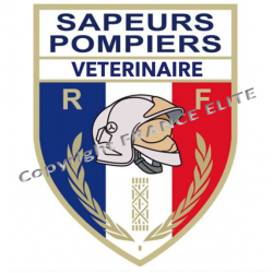 AUTOCOLLANT SAPEURS-POMPIERS VETERINAIRE