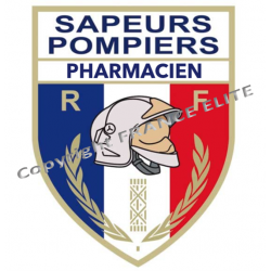 AUTOCOLLANT SAPEURS-POMPIERS PHARMACIEN