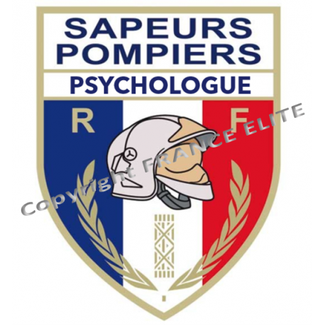 AUTOCOLLANT SAPEURS-POMPIERS PSYCHOLOGUE