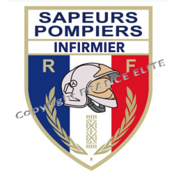 AUTOCOLLANT SAPEURS-POMPIERS INFIRMIER / INFIRMIERE