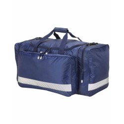 SAC SPORT OU PAQUETAGE AVEC BANDES REFLECHISSANTES NEUTRE 75L