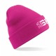 BONNET FUCHSIA BRODE CASQUE F1