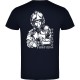 T-SHIRT LOGO POMPIER ARI MC BLEU MARINE