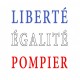 T-Shirt SP LIBERTE EGALITE POMPIER