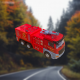 COFFRET DE 10 CAMIONS DE POMPIERS