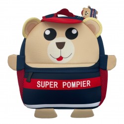 SAC A DOS NOUNOURS SUPER POMPIER ENFANT