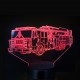 LAMPE 3D CAMION DE POMPIER