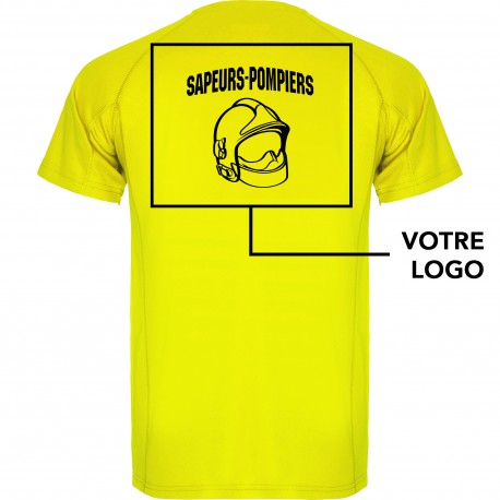 T-SHIRT SAPEUR POMPIER SAUVETEUR PERSONNALISÉ