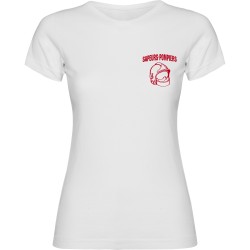 T-SHIRT FLUO FEMME BLANC