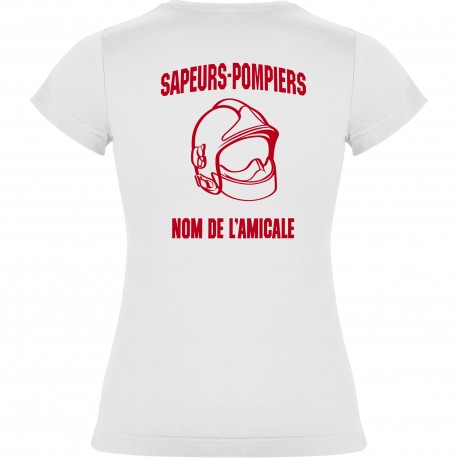 T-SHIRT FLUO FEMME BLANC