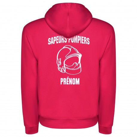 SWEAT FLUO PERSONNALISABLE DOS
