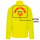 VESTE SOFTSHELL SAPEUR POMPIER SAUVETEUR PERSONNALISÉE