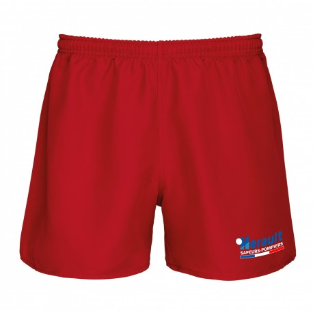 SHORT DE SPORT SAPEUR POMPIER SAUVETEUR