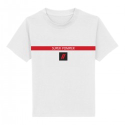 T-SHIRT SUPER POMPIER® AVEC FLOCAGE