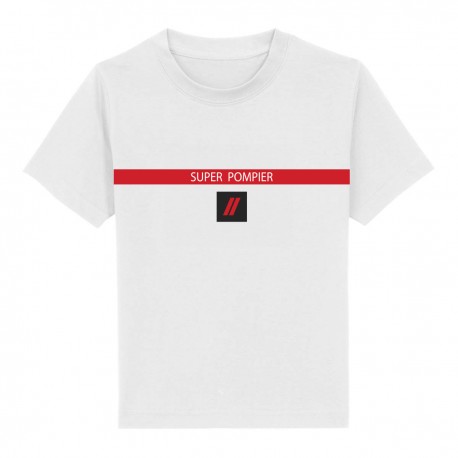 T-SHIRT SUPER POMPIER® AVEC FLOCAGE