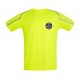 T-SHIRT SPORT BANDES RETROREFLECHISSANTES LOGO PERSONNALISÉ