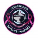 LOT DE 50 ECUSSONS OCTOBRE ROSE PVC