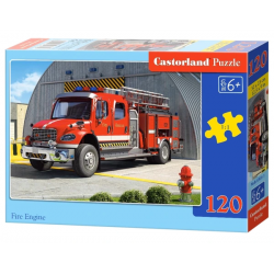 PUZZLE 120 PIECES : CAMION DE POMPIER