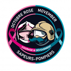LOT DE 50 ECUSSONS OCTOBRE ROSE + MOVEMBER