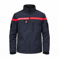 VESTE SOFTSHELL SAPEURS-POMPIERS F1