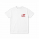 T-SHIRT BLANC JSP LOGO ROUGE