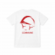 T-SHIRT BLANC JSP LOGO ROUGE