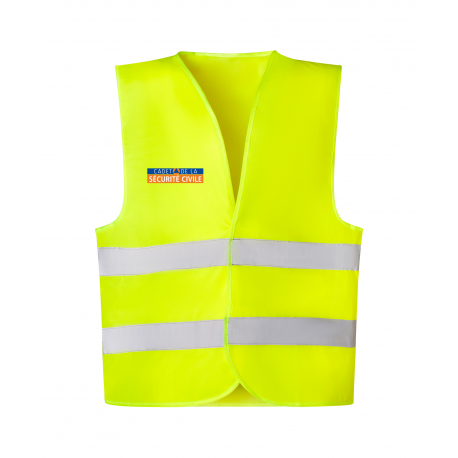 GILET FLUO CADETS DE LA SECURITE